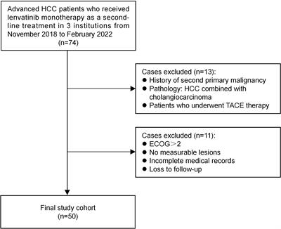 Lenvatinib as second-line treatment in patients with unresectable hepatocellular carcinoma: A retrospective analysis